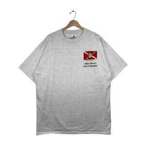 Vintage H.L. Miller Cane Bay Dive Shop SBA Divers T-Shirt XL